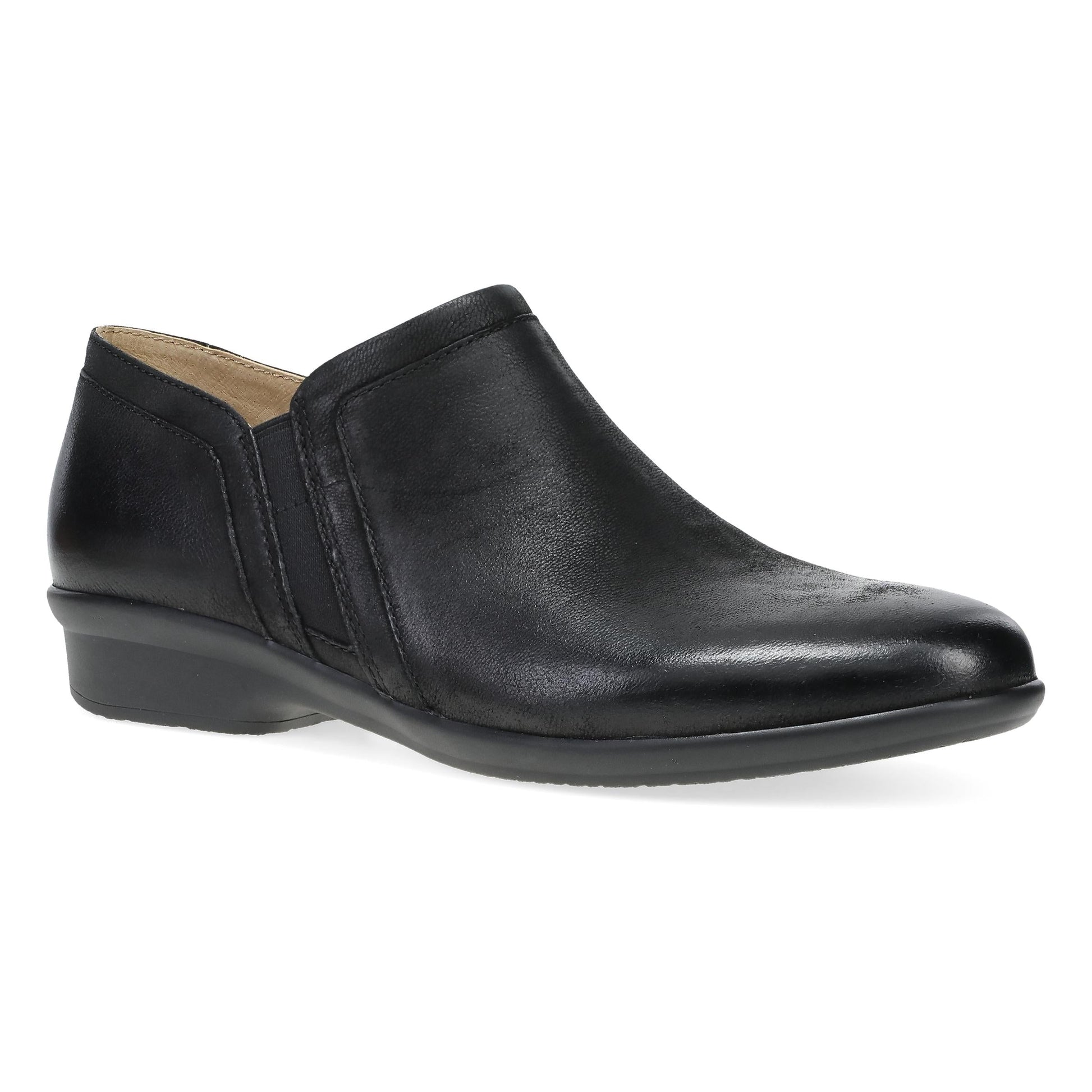 Dansko Cheryl Wide Black Burnished Nubuck