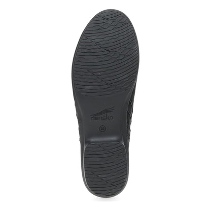 Dansko Cheryl Wide Black Burnished Nubuck