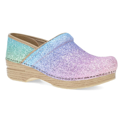 Dansko Wide Pro Pastel Rainbow Glitter