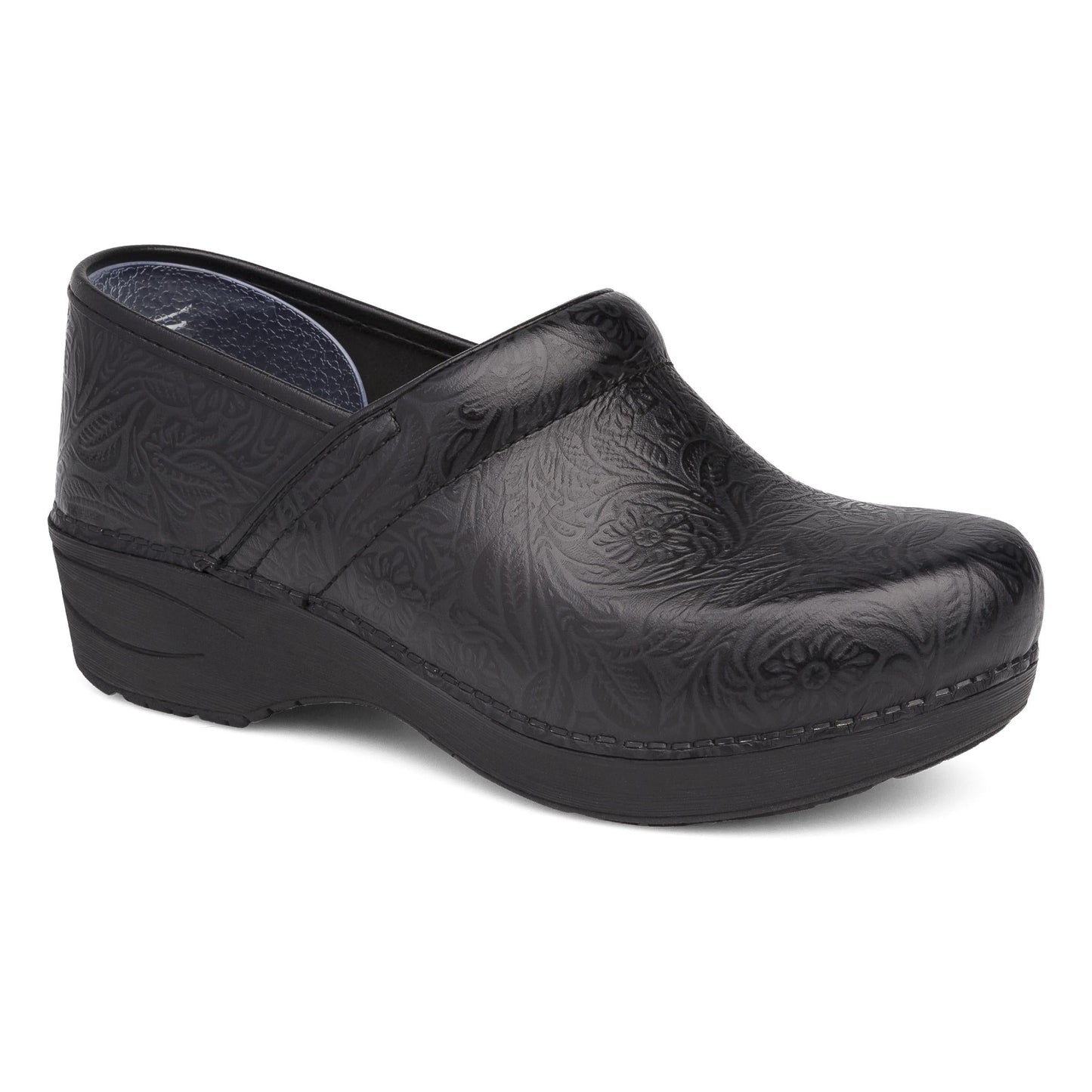 Dansko Wide XP 2.0 Black Floral Tooled