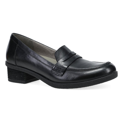 Dansko Danica Wide Black Waterproof Burnished
