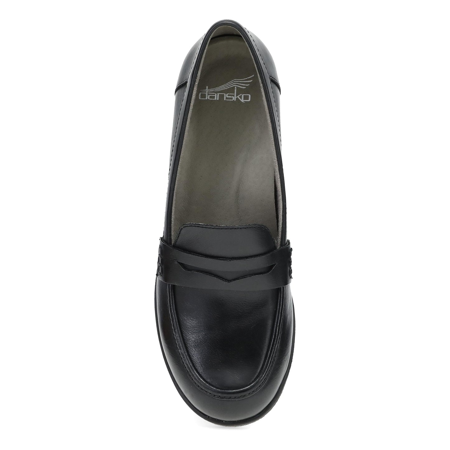 Dansko Danica Wide Black Waterproof Burnished