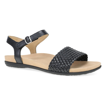 Black Woven Sandal,36
