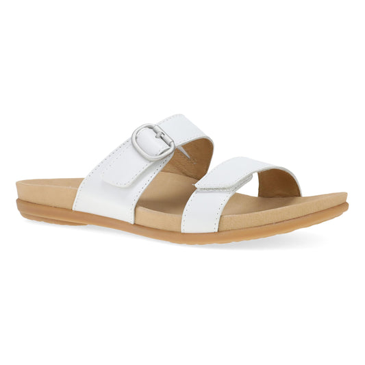 Dansko Justine White Full Grain