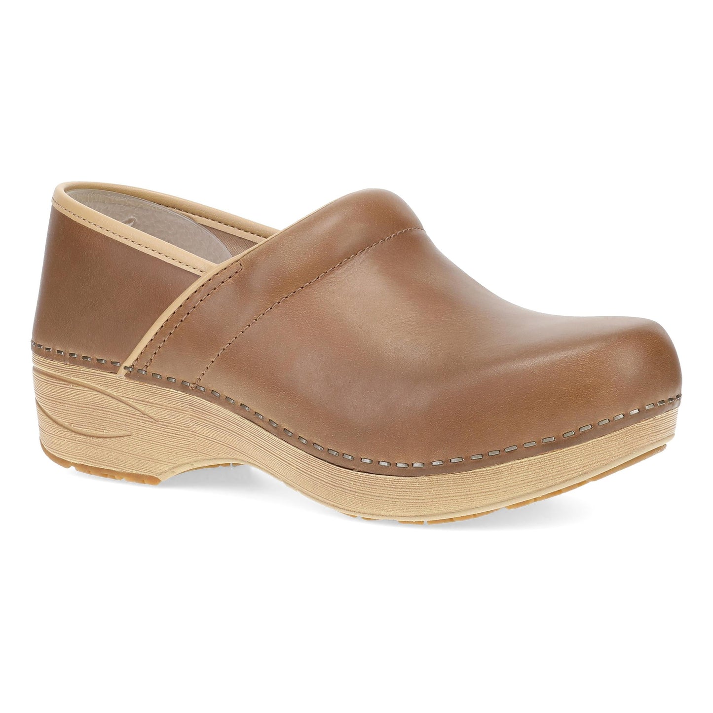 Chocolate Leather Clog,36