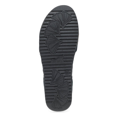 Dansko Mae Black Burnished Suede