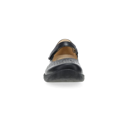 Dansko Stacy Black Waxy Burnished