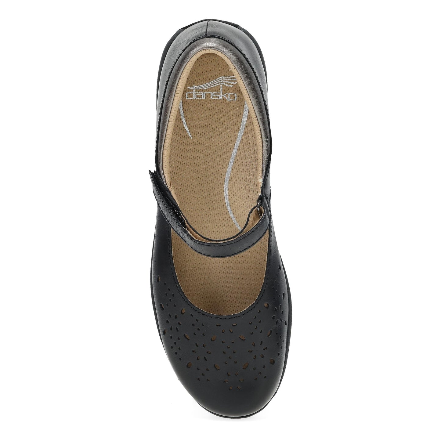 Dansko Stacy Black Waxy Burnished