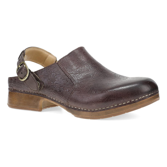 Dansko Millie Chocolate Tooled