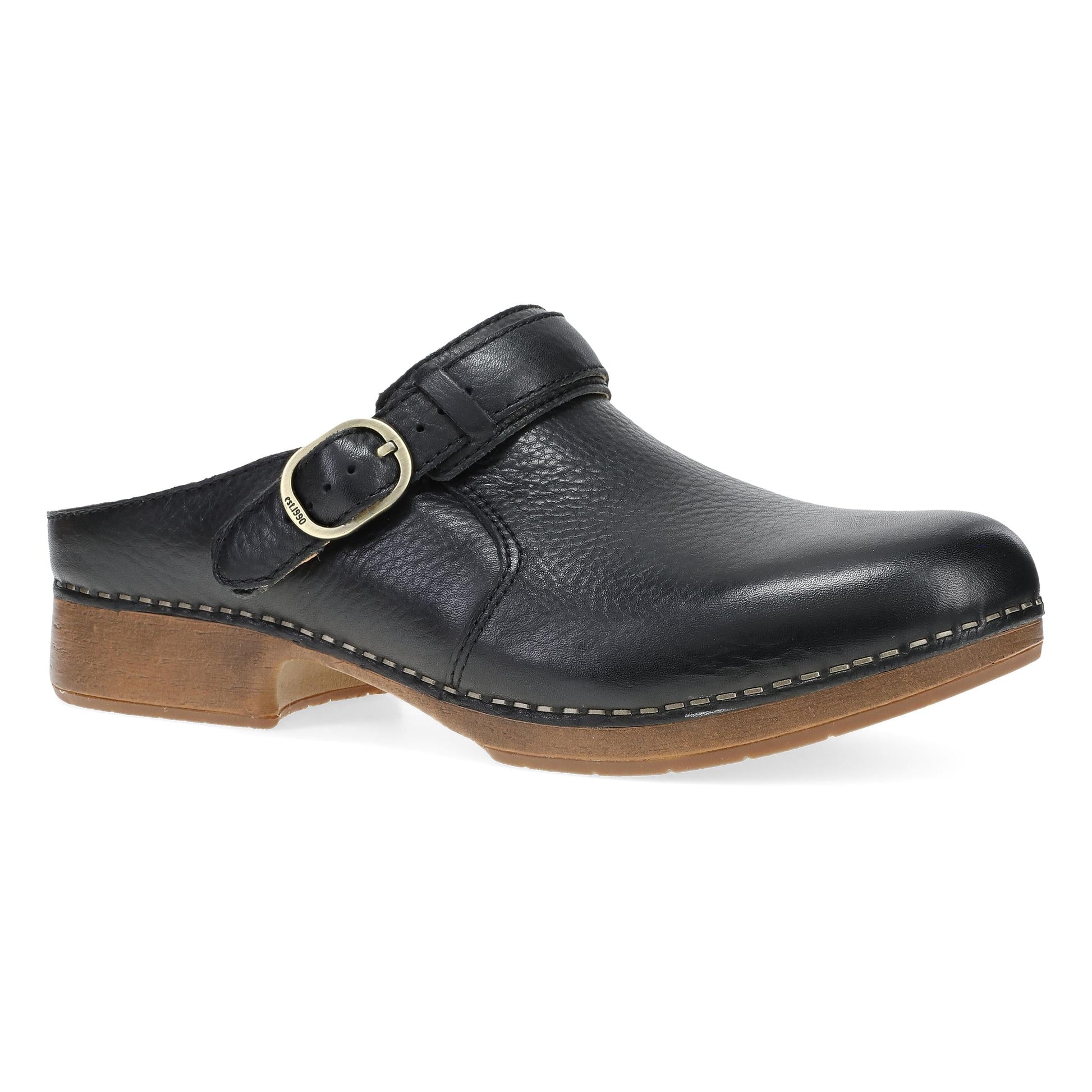 Dansko Millie Black Waxy Milled