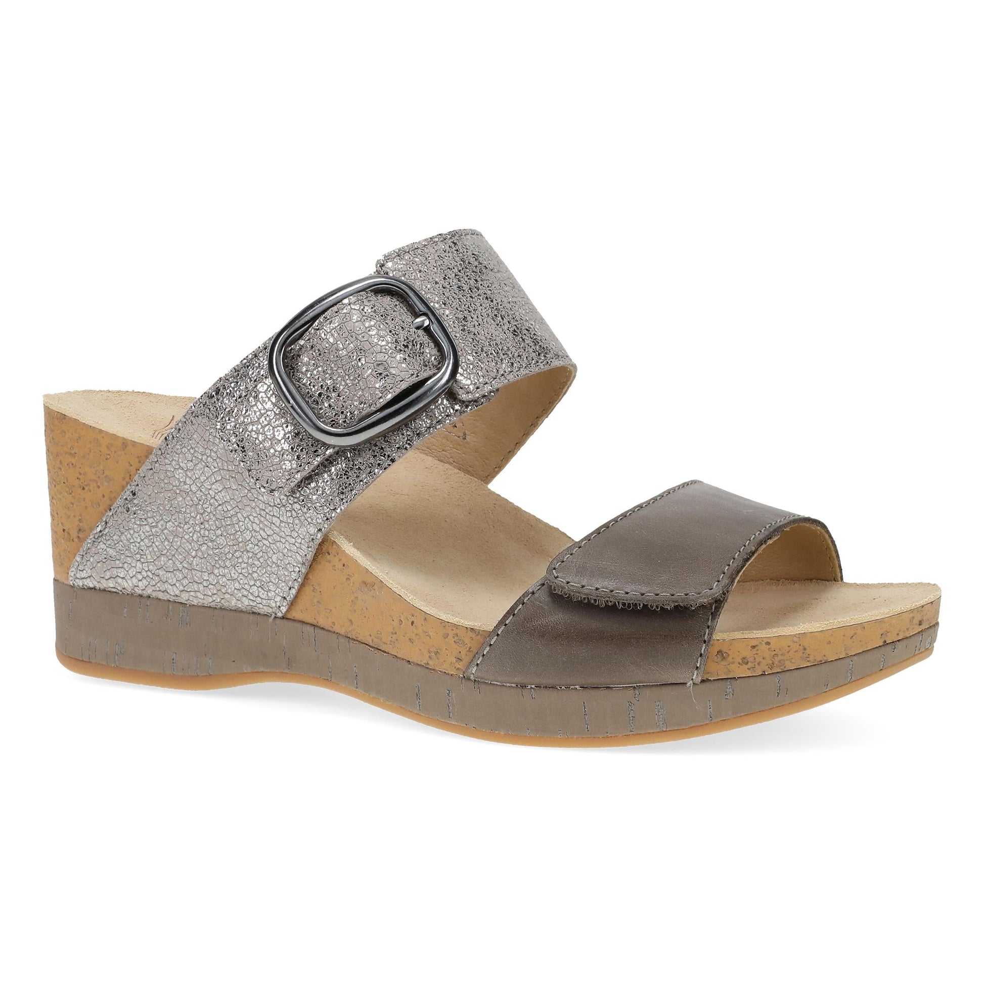 Dansko Shannon Pewter/Taupe Leather