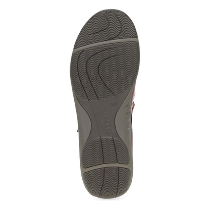 Dansko Stacy Wide Red Waxy Burnished