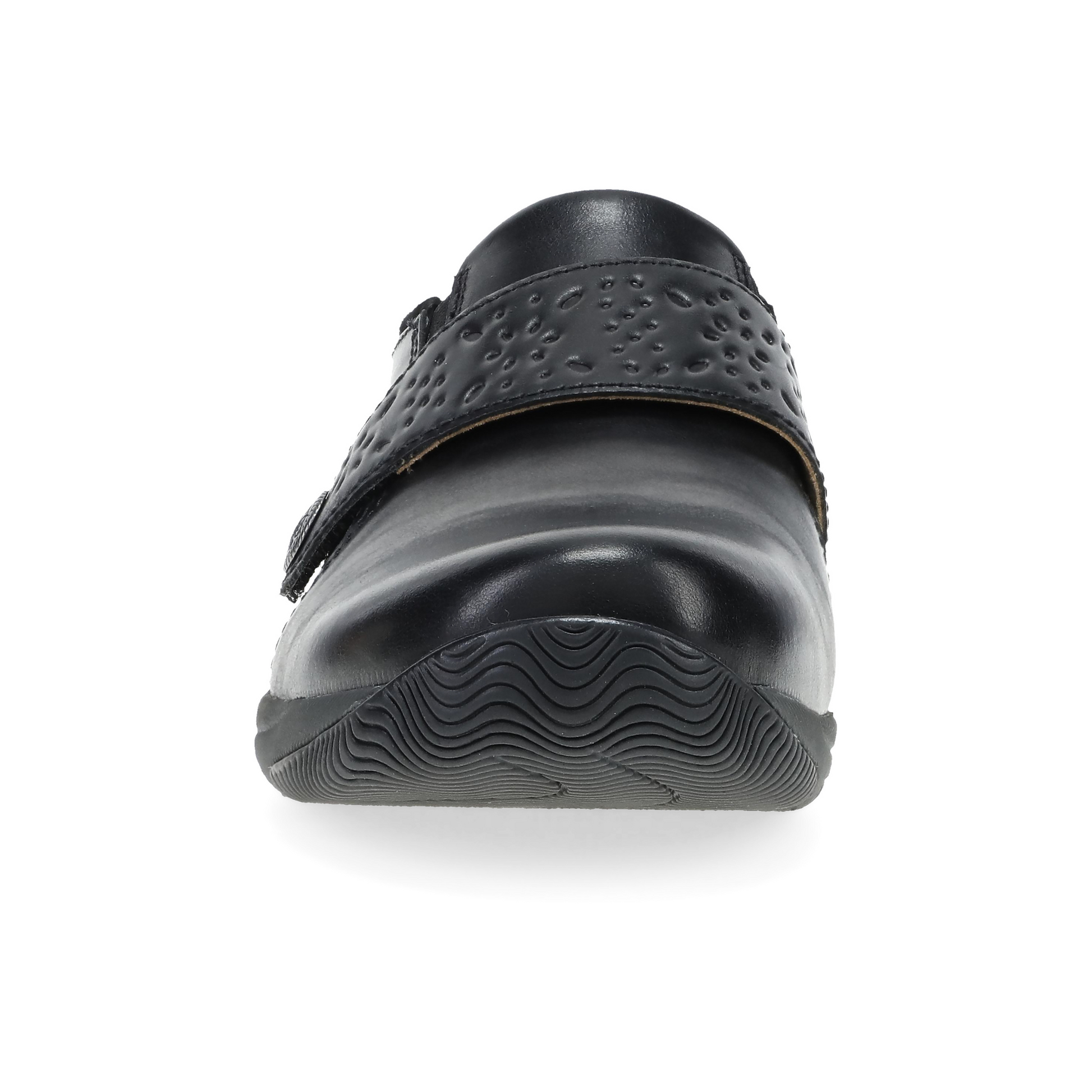 Dansko Sallie Wide Black Waxy Burnished