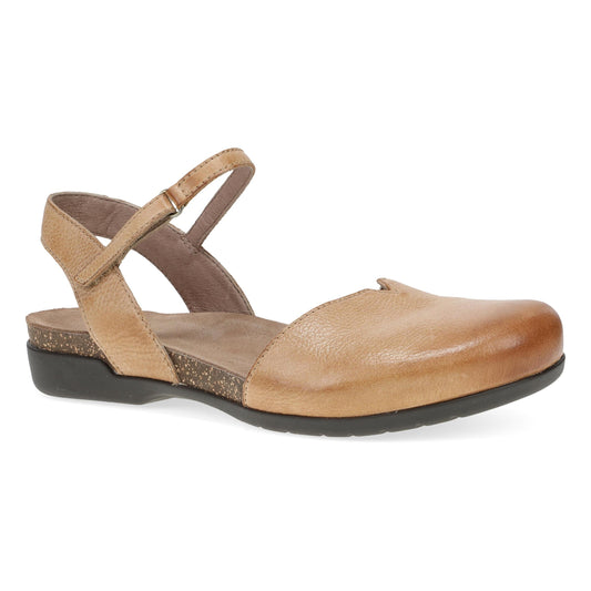 Dansko Rowan Wide Honey Distressed