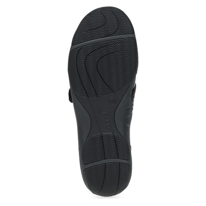 Dansko Sallie Black Waxy Burnished