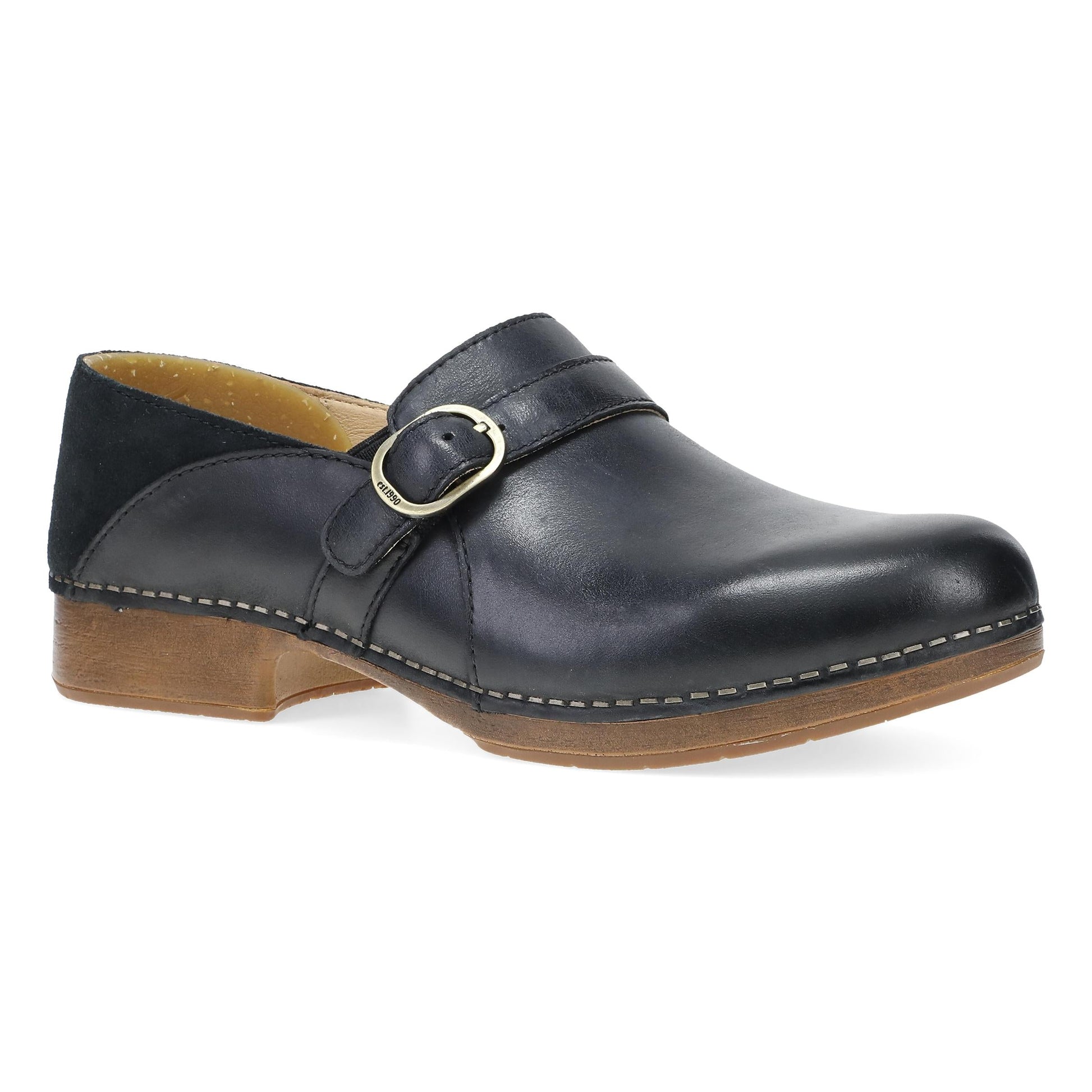 Dansko Margaret Black Burnished Calf