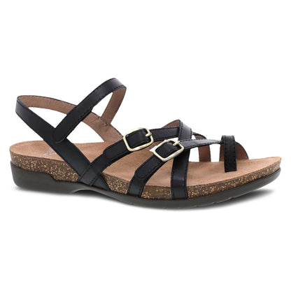 Dansko Roslyn Black Waxy Burnished