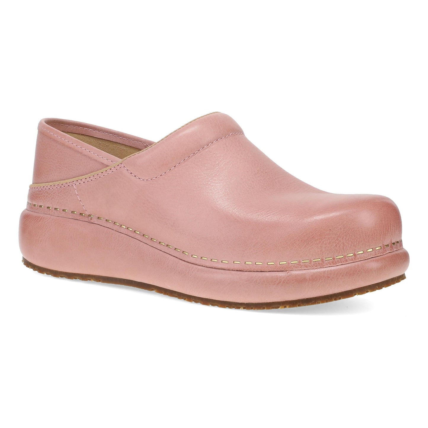 Dansko Platform Pro Coral Leather