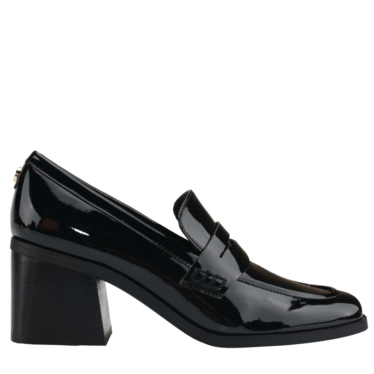 Marc Fisher Kchris Heeled Loafer | Black Patent