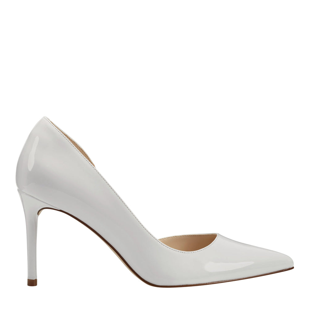 Marc Fisher Meryl D'Orsay Pump | White Patent