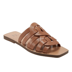 Marc Fisher Kimiko Flat Slide Sandal | Natural