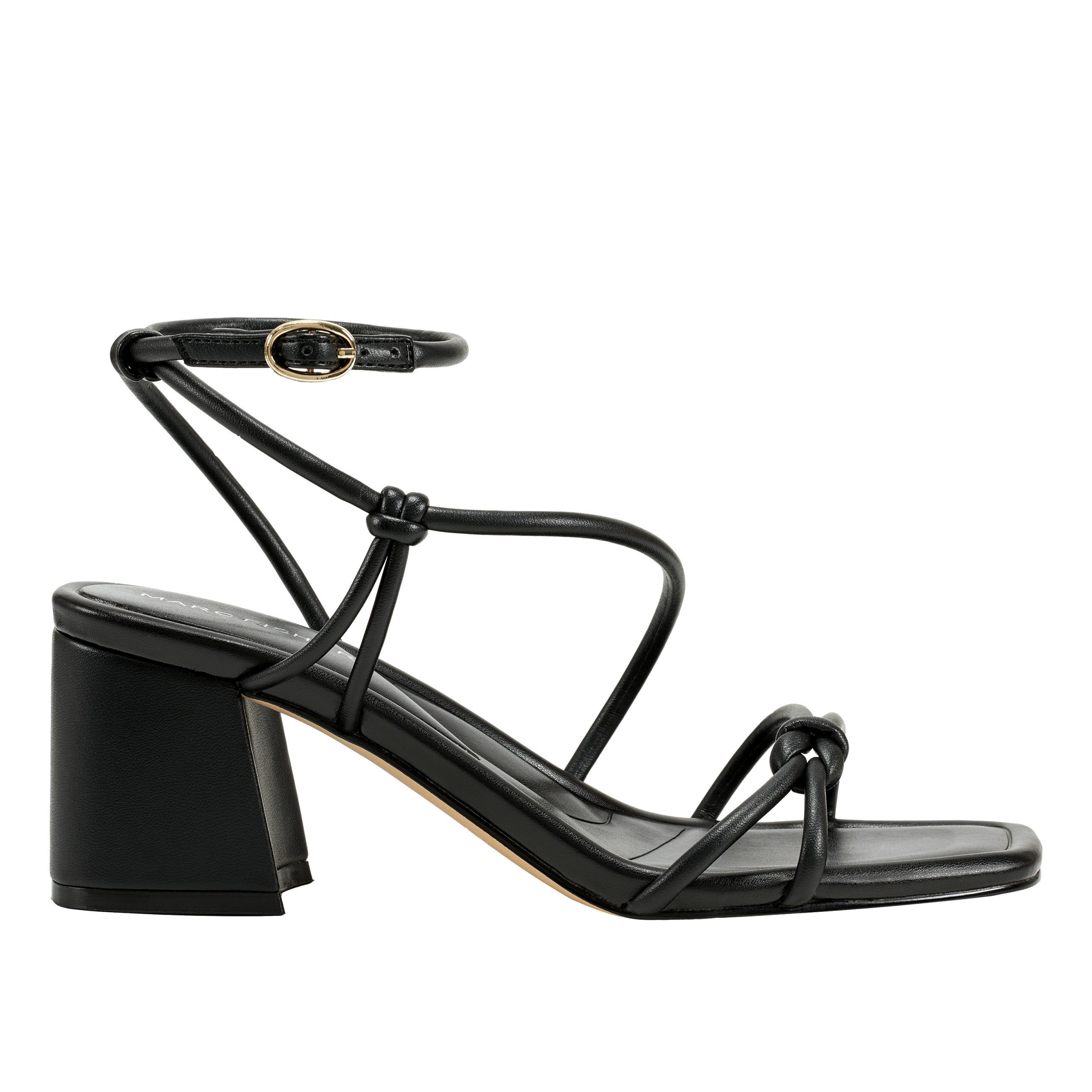 Marc Fisher Gurion Block Heel Sandal | Black
