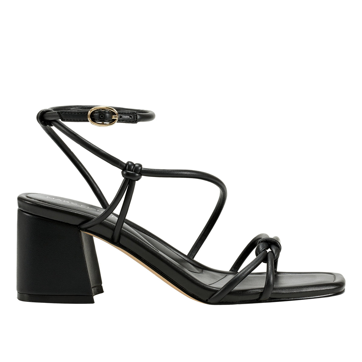 Marc Fisher Gurion Block Heel Sandal | Black