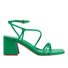Marc Fisher Gurion Block Heel Sandal | Dark Green