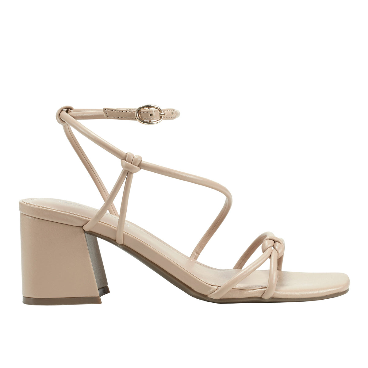 Marc Fisher Gurion Block Heel Sandal | Light Natural