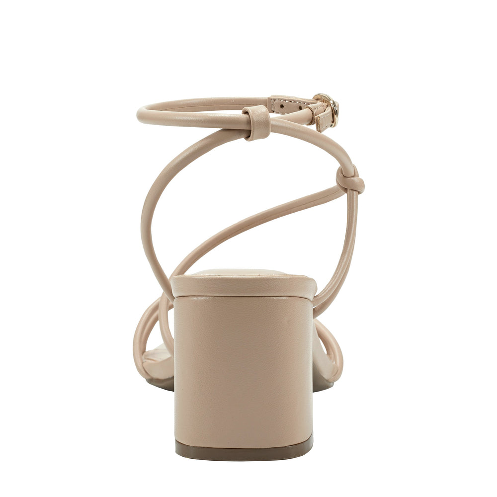 Marc Fisher Gurion Block Heel Sandal | Light Natural