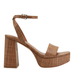 Marc Fisher Sadel Platform Sandal | Cognac