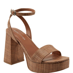 Marc Fisher Sadel Platform Sandal | Cognac