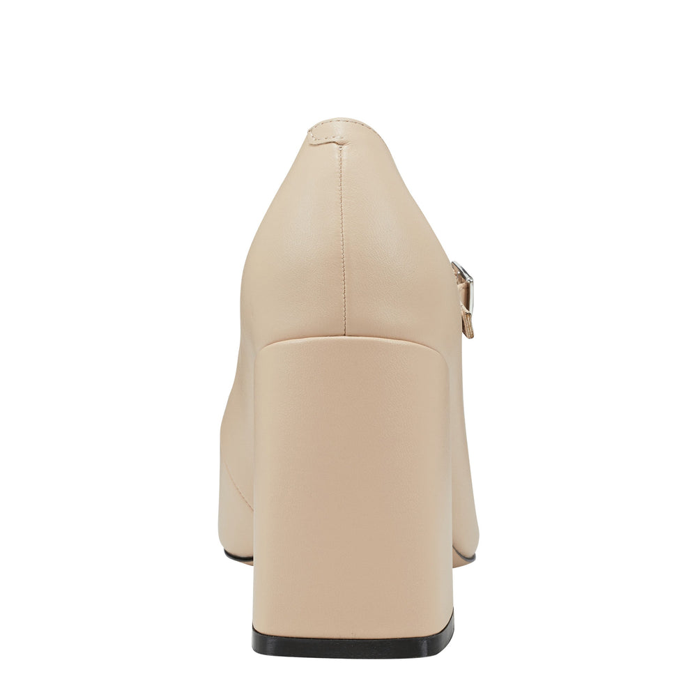 Marc Fisher Charine Cap Toe Mary Jane | Natural/Black