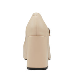 Marc Fisher Charine Cap Toe Mary Jane | Natural/Black