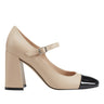 Marc Fisher Charine Cap Toe Mary Jane | Natural/Black