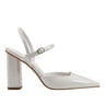 Marc Fisher Doster Pointy Toe Slingback | Chic Cream Patent