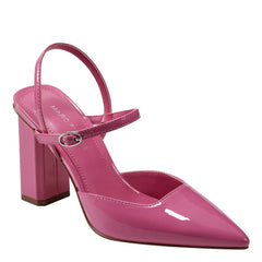 Marc Fisher Doster Pointy Toe Slingback | Pink Patent