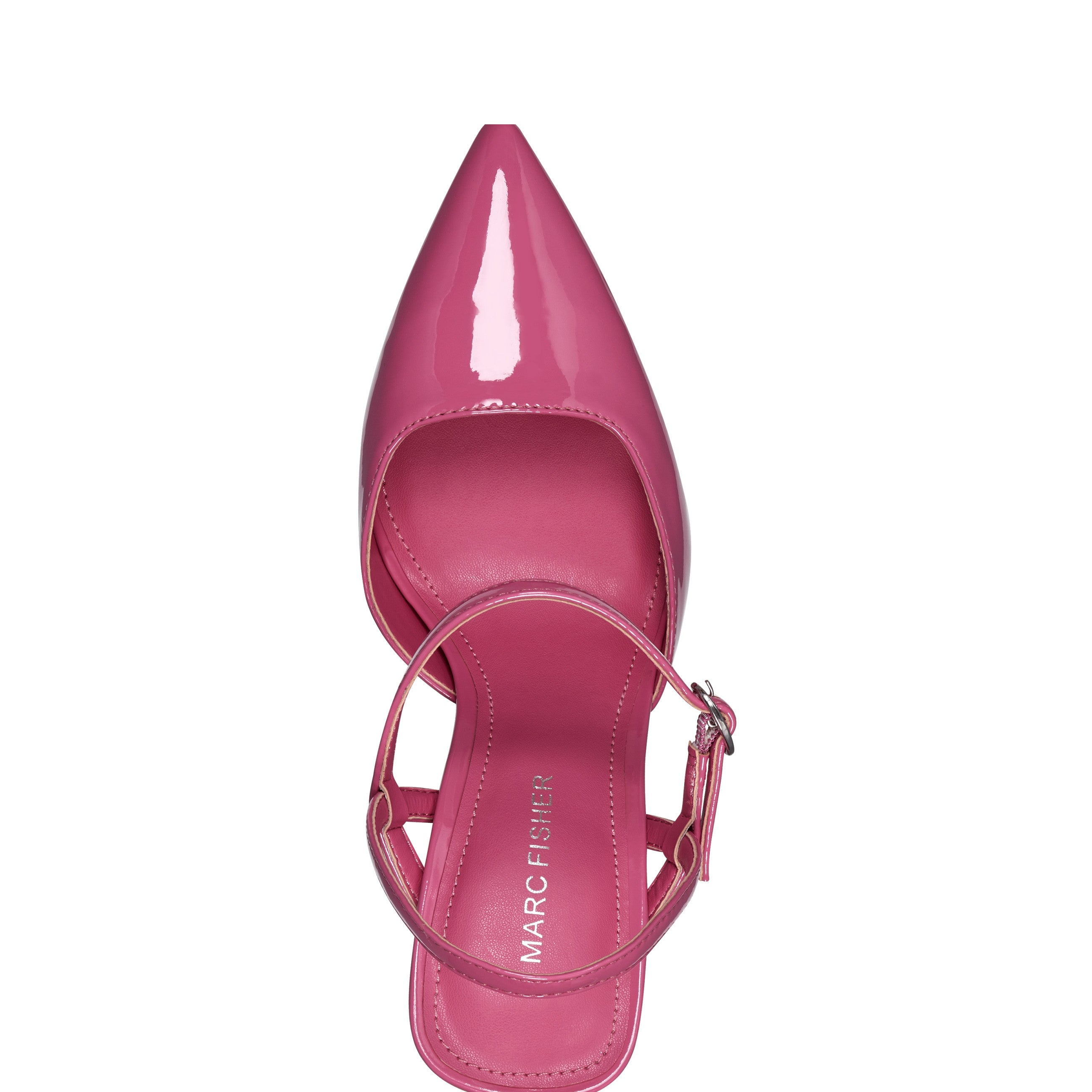 Marc Fisher Doster Pointy Toe Slingback | Pink Patent
