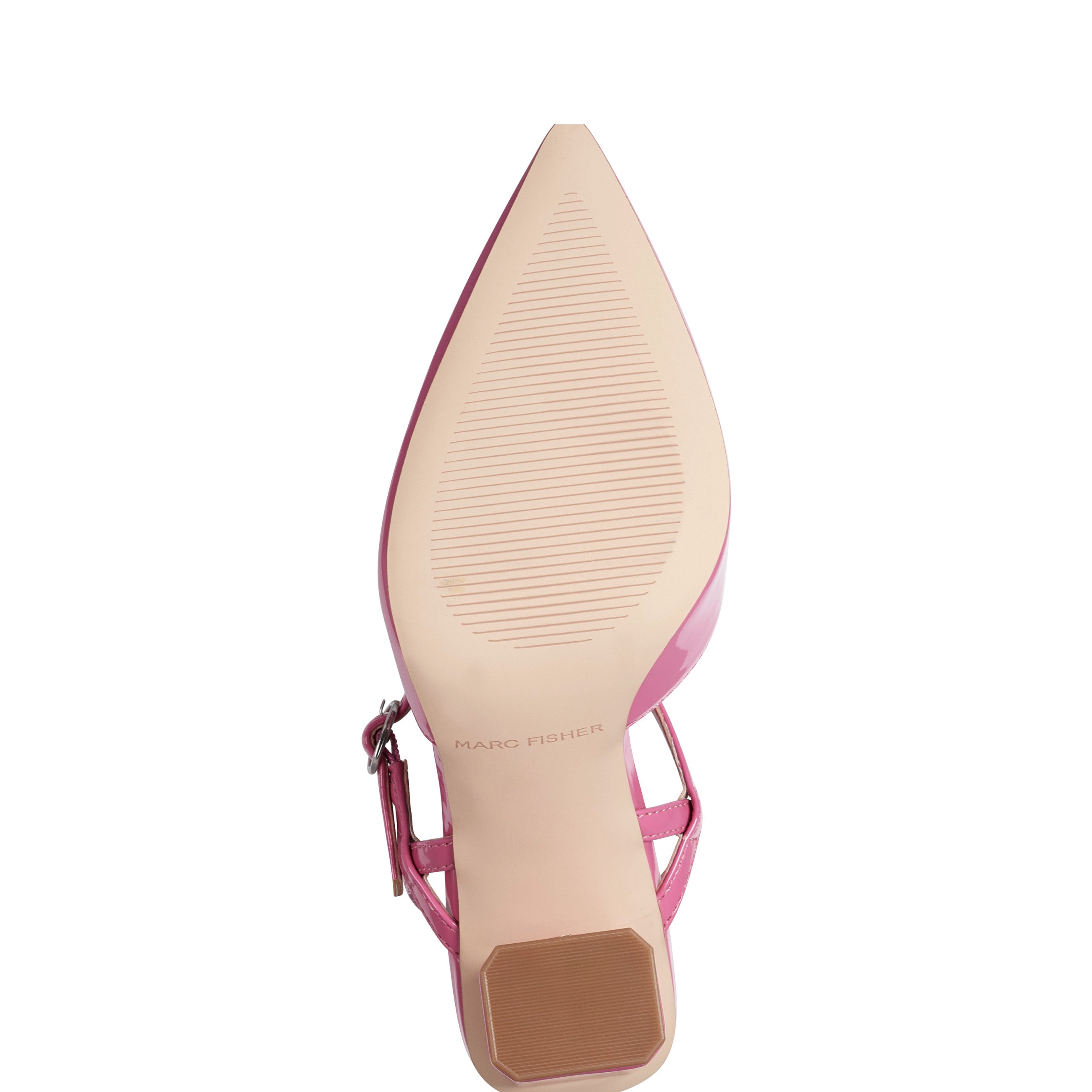 Marc Fisher Doster Pointy Toe Slingback | Pink Patent