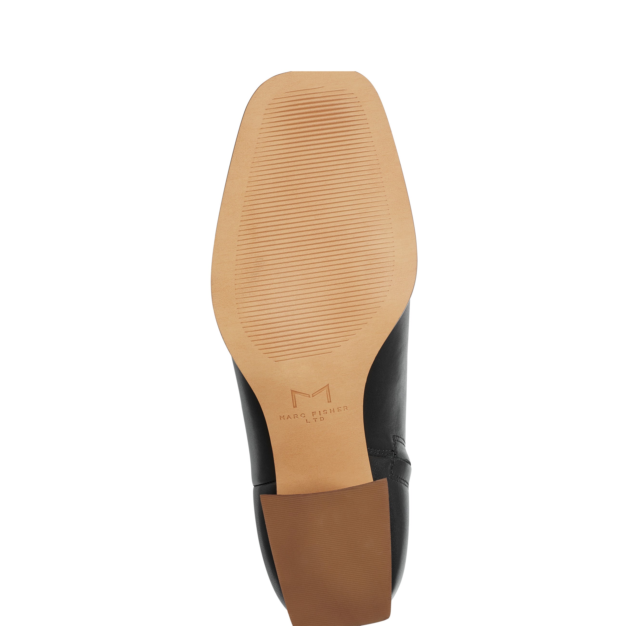 Marc Fisher Floria Square Toe Bootie | Black Leather