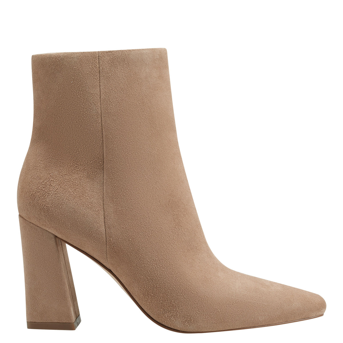 Marc Fisher Yanara Heeled Bootie | Cognac Suede
