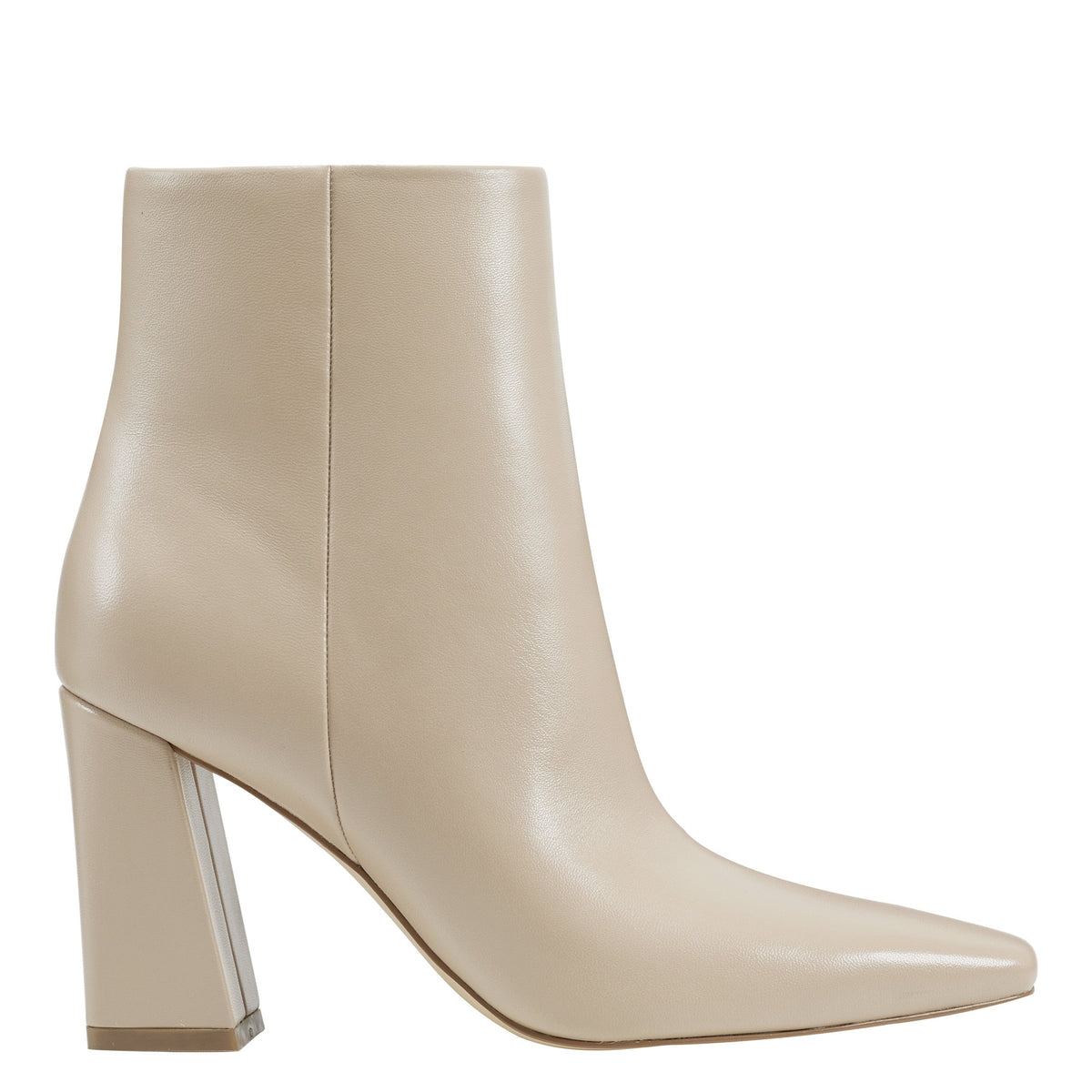 Marc Fisher Yanara Heeled Bootie | Natural Leather