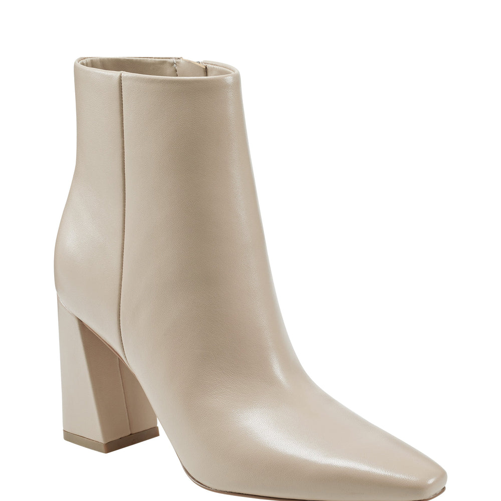 Marc Fisher Yanara Heeled Bootie | Natural Leather