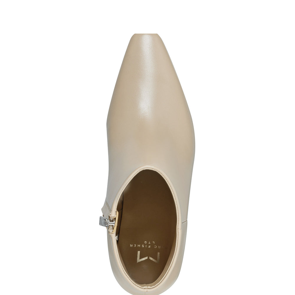 Marc Fisher Yanara Heeled Bootie | Natural Leather