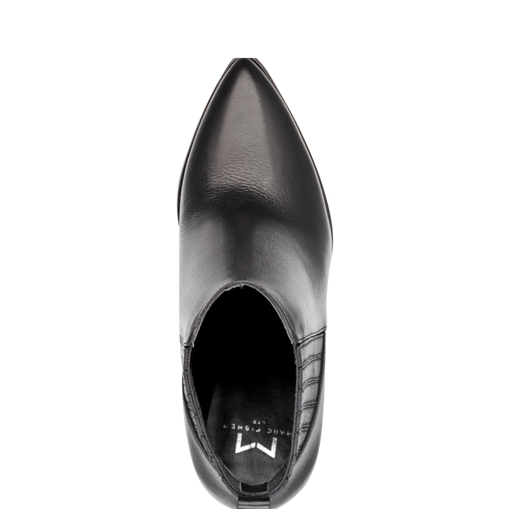 Marc Fisher Alva Pointy Toe Bootie | Black Leather