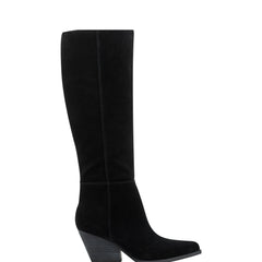 Marc Fisher Challi Pointy Toe Boot | Black Suede