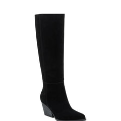 Marc Fisher Challi Pointy Toe Boot | Black Suede