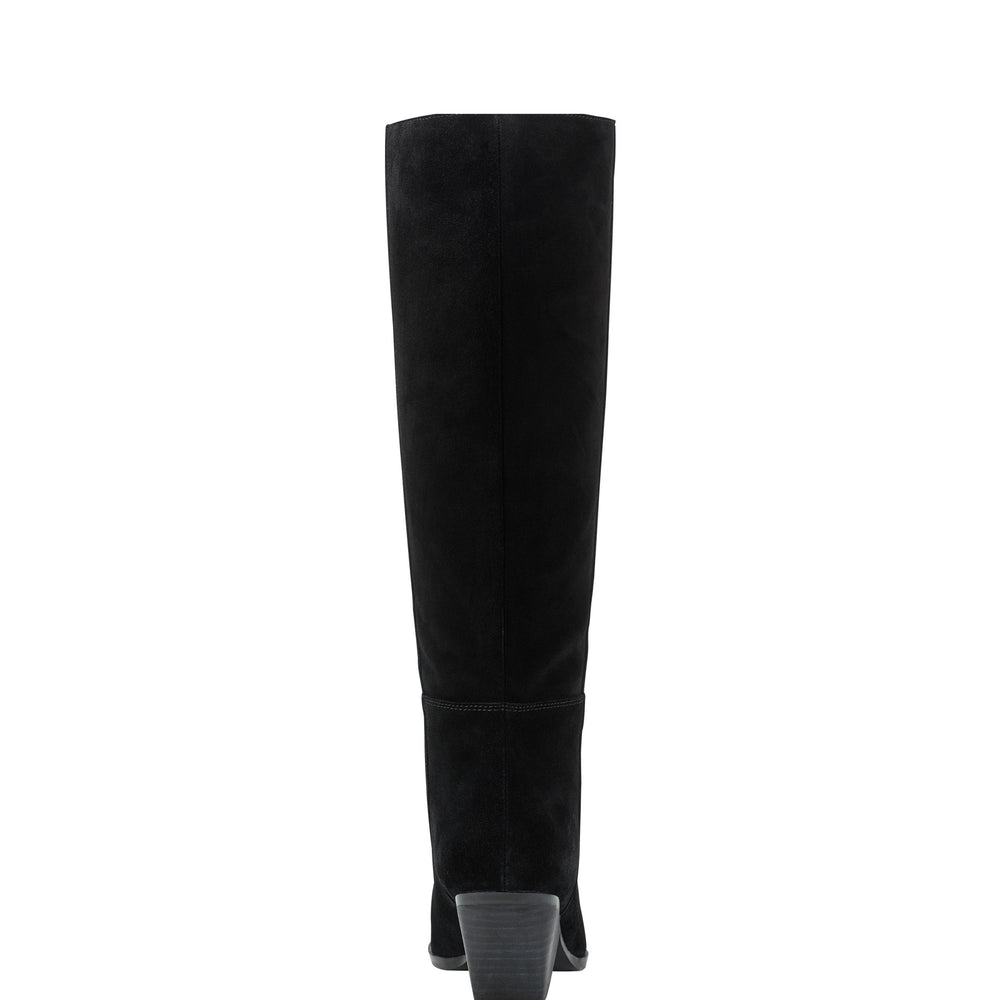 Marc Fisher Challi Pointy Toe Boot | Black Suede