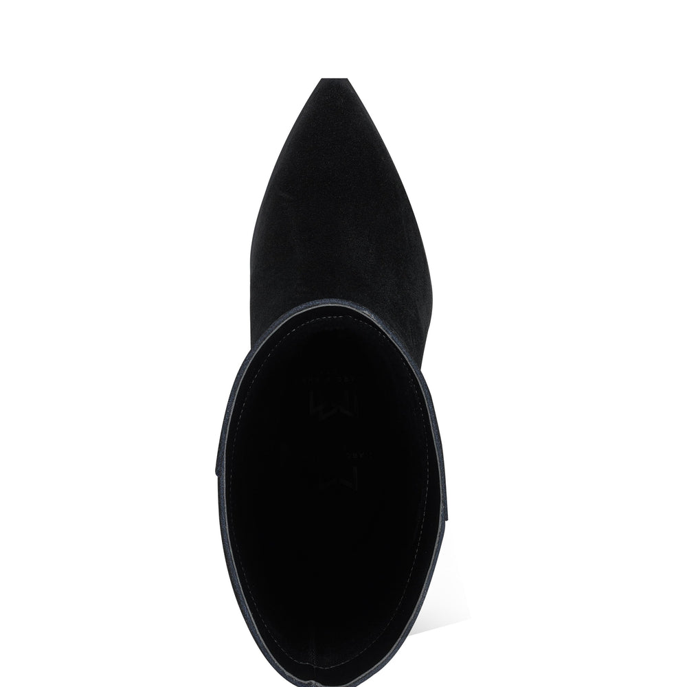Marc Fisher Challi Pointy Toe Boot | Black Suede