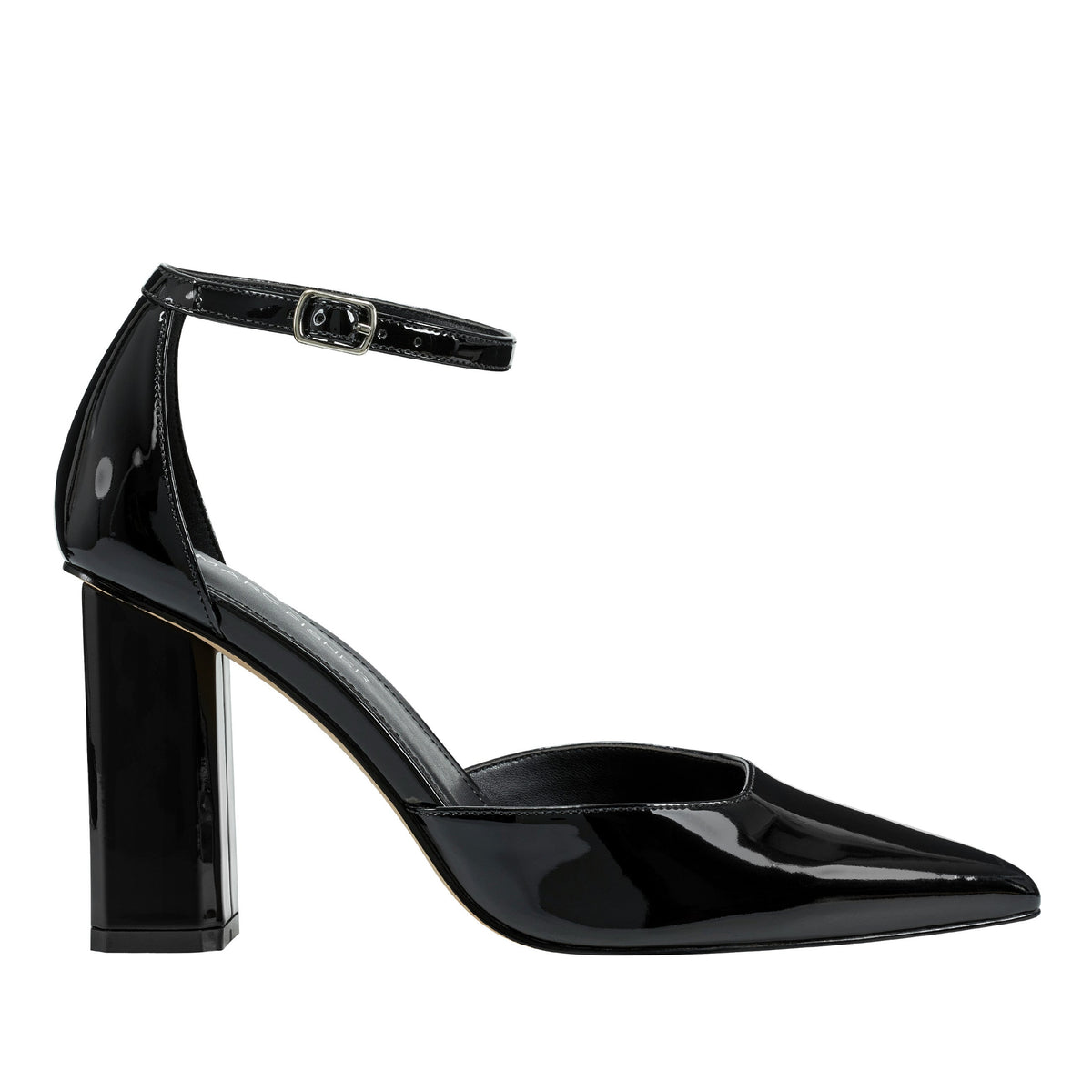 Marc Fisher Demeter Ankle Strap Pump | Black Patent